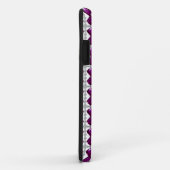 Coques Case-Mate iPhone Amethyst Diamond Art, violet (Dos/Droite)