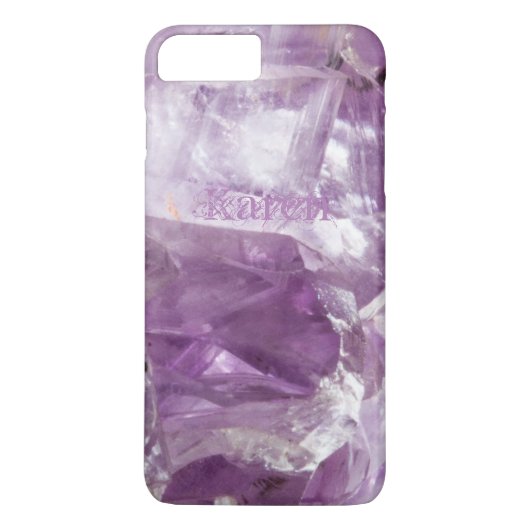 Coques Case-Mate iPhone Amethyst Gemstone Crystalline Quartz Purple Lilac (Dos)