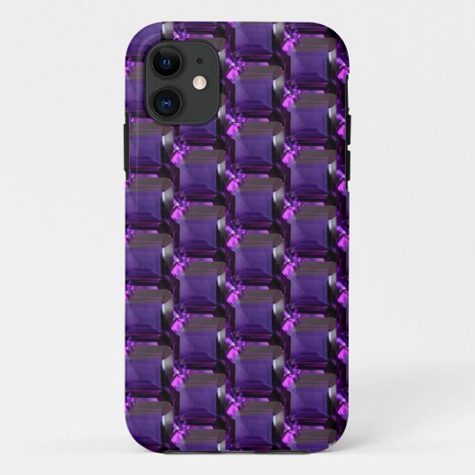 Coques Case-Mate iPhone Amethyst Gemstone Purple (Dos)