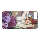 Coques Case-Mate iPhone Améthyste de Mucha (Dos (Horizontal))