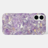 Coques Case-Mate iPhone Améthyste Dorée Brillante (Verso (horizontal))