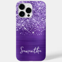 Améthyste Pailletée Violet Glam Nom