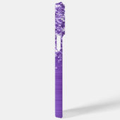 Coques Case-Mate iPhone Améthyste Pailletée Violet Glam Nom (Verso / Droite)