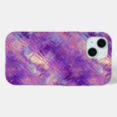 Coques Case-Mate iPhone Améthyste Purple Crystal Gel Texture (Verso (horizontal))