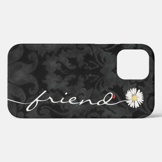 Coques Case-Mate iPhone Ami Daisy et Ladybug Damask (Verso (horizontal))