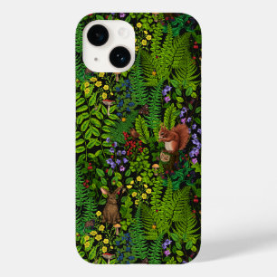 Coque Pour iPhone 14 Amimies et plantes des bois