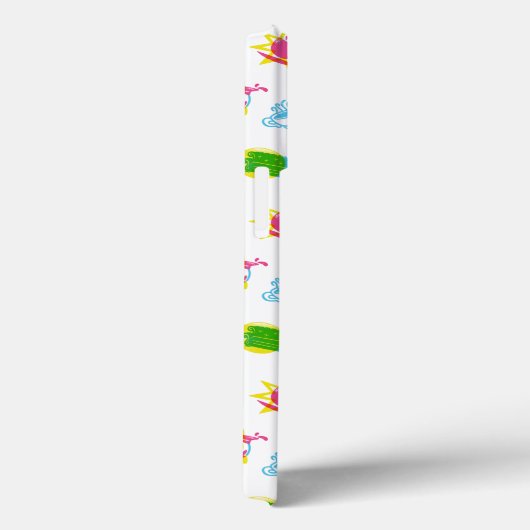 Coques Case-Mate iPhone AMIS™ | Central Perk Neon Motif (Verso / Droite)