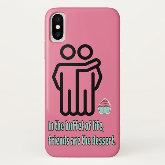 Coques Case-Mate iPhone Amis Coque-Mate à peine iPhone X (Dos)
