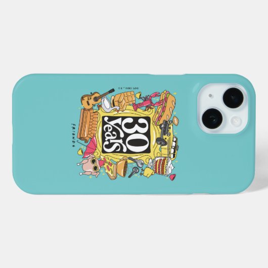Coques Case-Mate iPhone AMIS™ | Graphique de 30 ans (Verso (horizontal))