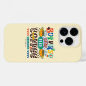 Coques Case-Mate iPhone AMIS™ | Mais Premier café Vibrant Graphisme (Verso (horizontal))