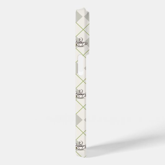 Coques Case-Mate iPhone AMIS™ | Motif de Jacquard Perk Central (Verso / Droite)