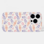 Coques Case-Mate iPhone AMIS™ | Pastel Central Perk Motif (Verso (horizontal))