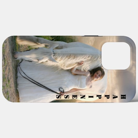 Coques Case-Mate iPhone Amitié et bonheur (Verso (horizontal))