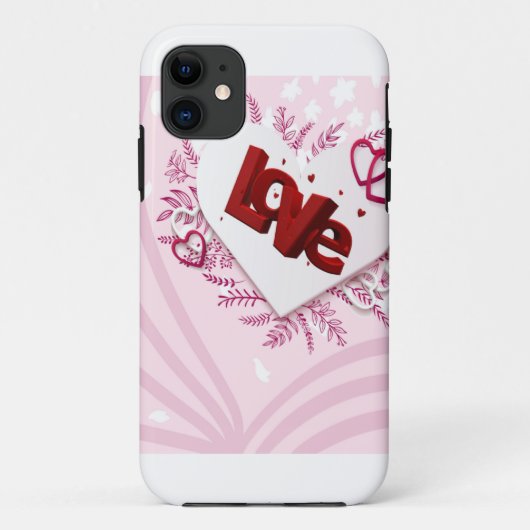 Coques Case-Mate iPhone Amour 3D (Dos)