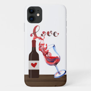 Case-Mate iPhone Case Amour amusant Verre et bouteille sur mesure