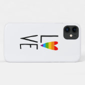 Coques Case-Mate iPhone Amour arc-en-ciel (Dos (Horizontal))
