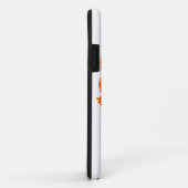 Coques Case-Mate iPhone AMOUR Brown en ORANGE (Dos/Droite)