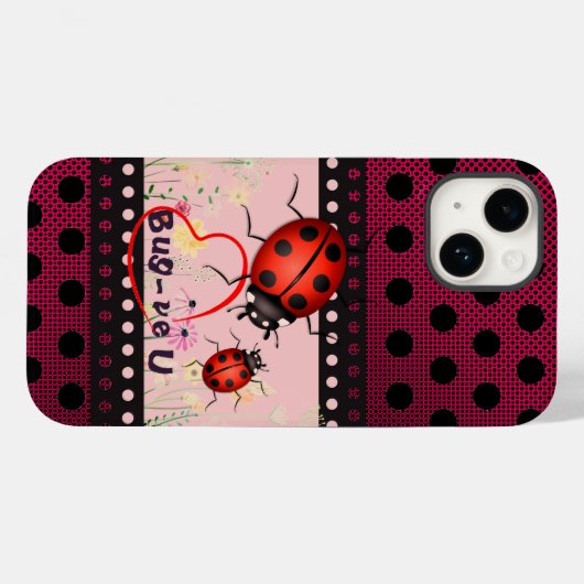 Coques Case-Mate iPhone Amour Bug (Verso (horizontal))