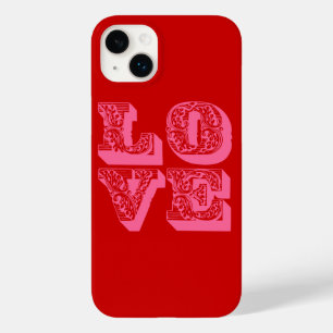 Coque Pour iPhone 14 Plus Amour carré