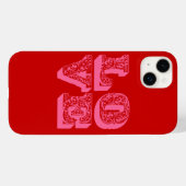 Coques Case-Mate iPhone Amour carré (Verso (horizontal))