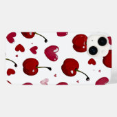 Coques Case-Mate iPhone Amour cerise (Verso (horizontal))