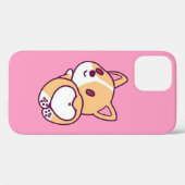 Coques Case-Mate iPhone Amour de chiot Corgi mignon (Verso (horizontal))