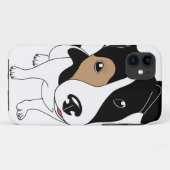 Coques Case-Mate iPhone Amour de chiot de Jack (Dos (Horizontal))