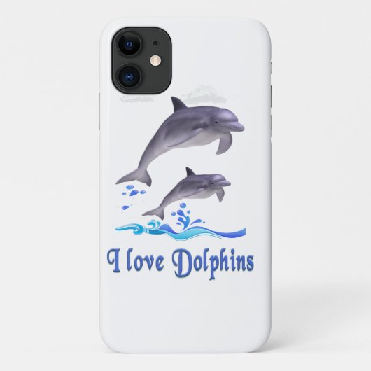 Coques Case-Mate iPhone Amour de dauphin (Dos)