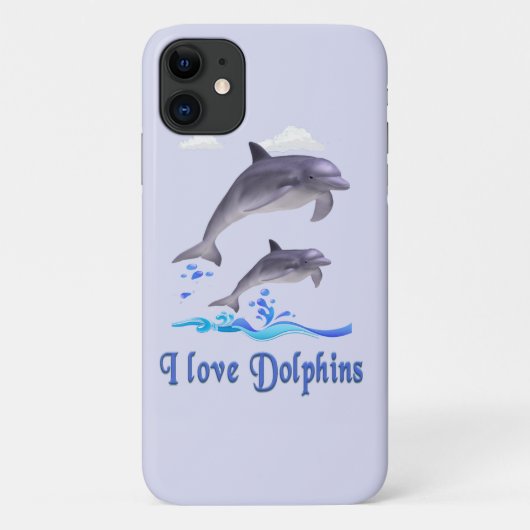 Coques Case-Mate iPhone Amour de dauphin (Dos)