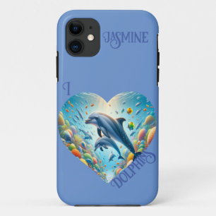 Case-Mate iPhone Case Amour de dauphin personnalisable