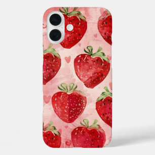 Coques iPhone 16 Plus Amour de Fraise