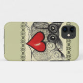 Coques Case-Mate iPhone Amour de hibou - (Dos (Horizontal))