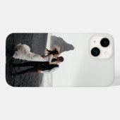 Coques Case-Mate iPhone Amour de mémoire photo mariage (Verso (horizontal))