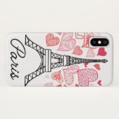 Coques Case-Mate iPhone Amour de Paris, France (Dos (Horizontal))