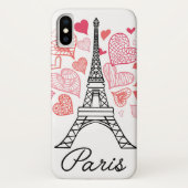 Coques Case-Mate iPhone Amour de Paris, France (Dos)