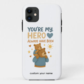 Case-Mate iPhone Case Amour de poche – “Tu es mon héros” Papa
