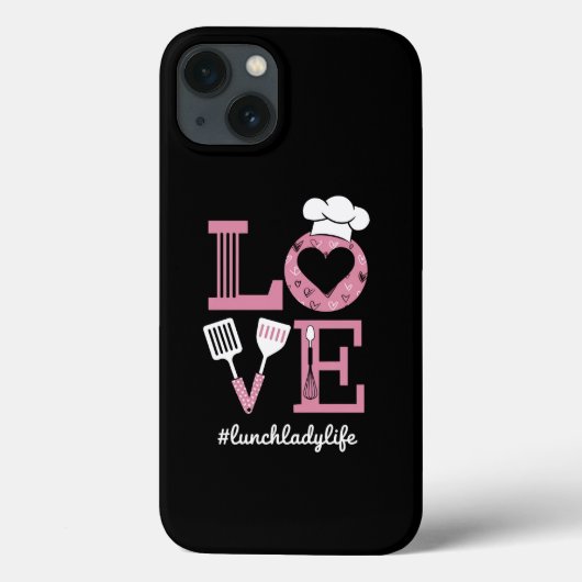 Coques Case-Mate iPhone Amour Déjeuner Lady Life Funny Valentines Jour Cad (Verso)