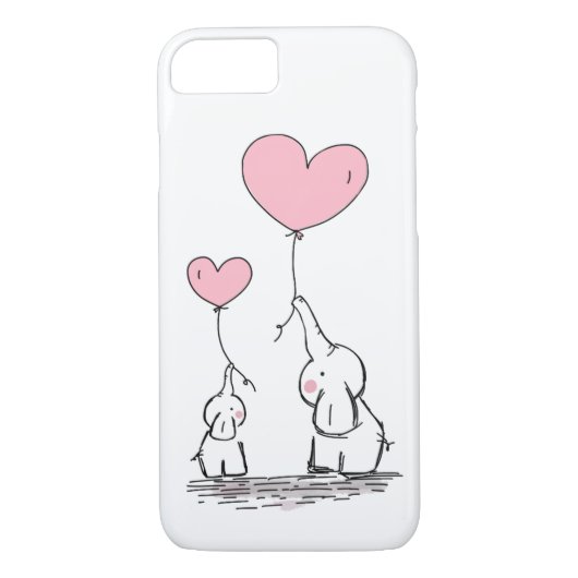 Coques Case-Mate iPhone Amour d'éléphant (Dos)