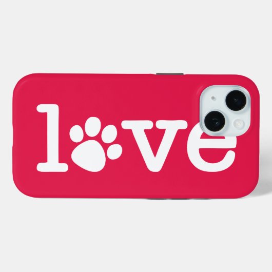 Coques Case-Mate iPhone Amour des animaux (Verso (horizontal))