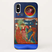 AMOUR, DÉSIR ET MORT GEM ROUGE MONOGRAM PIERRE