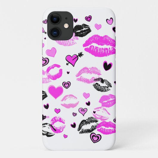 Coques Case-Mate iPhone amour et baisers (Dos)