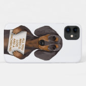Coques Case-Mate iPhone Amour et Dachshund (Dos (Horizontal))