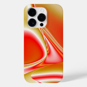 Coque Pour iPhone 14 Pro Amour et Or Abstrait 3D Rainbowart