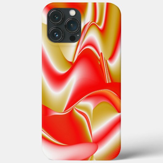 Coques Case-Mate iPhone Amour et Or Abstrait 3D Rainbowart (Verso)
