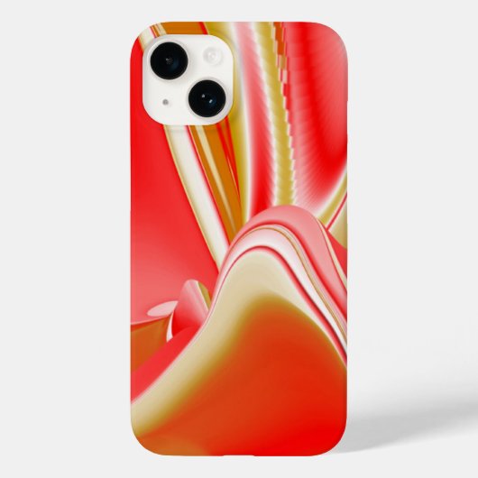 Coques Case-Mate iPhone Amour et Or Abstrait 3D Rainbowart (Verso)