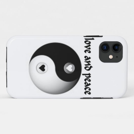 Coques Case-Mate iPhone Amour et Paix  (Dos (Horizontal))