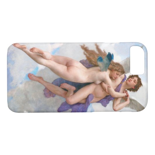 Coques Case-Mate iPhone Amour et Psyché, Bouguereau (Dos (Horizontal))