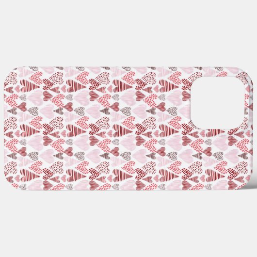 Coques Case-Mate iPhone Amour et rose (Verso (horizontal))