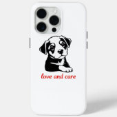 Coques Case-Mate iPhone Amour et soin chiot (Verso)