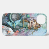 Coques Case-Mate iPhone Amour Éternel Mère Bébé Sirène Fantaisie Art (Verso (horizontal))